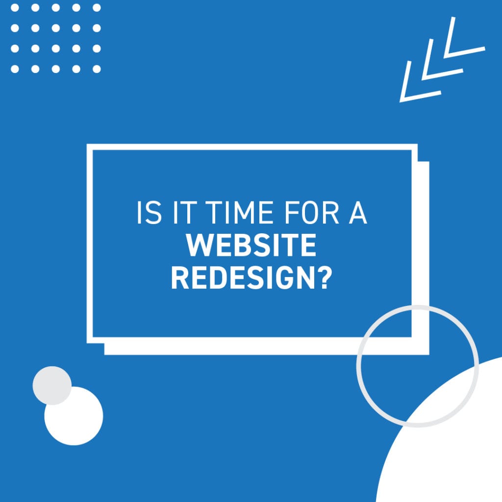Website redesign tile