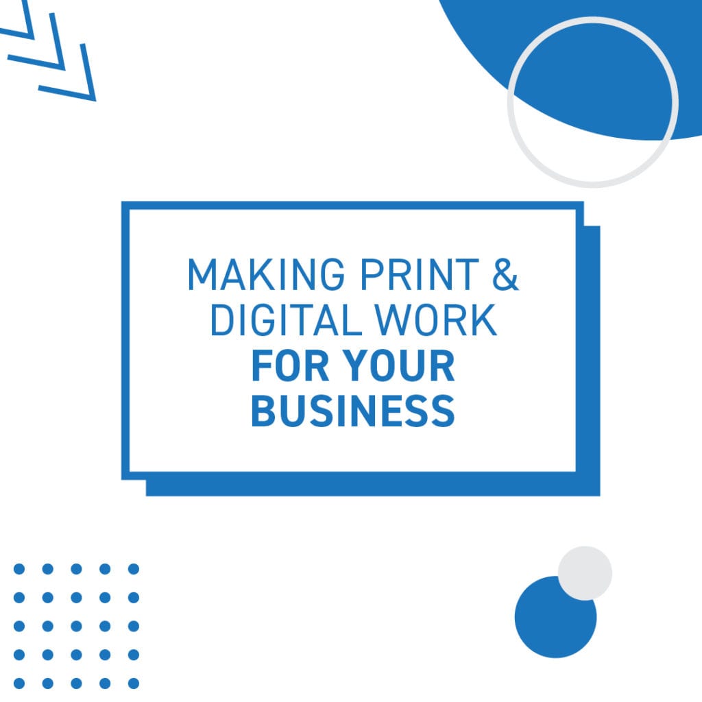 Print and digital collateral tile