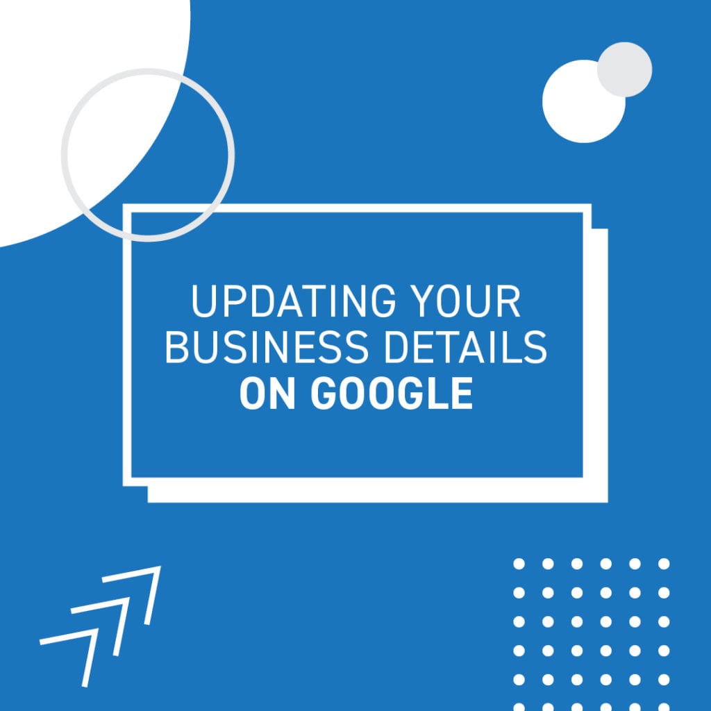 website update on Google